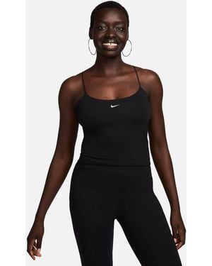 Nike Knitted Cami Top - Black