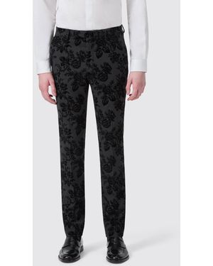 Twisted Tailor Fleet Skinny Fit Trousers - Black