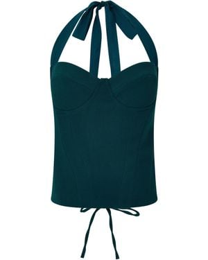 Mars the Label Zadie Corset Top - Blue