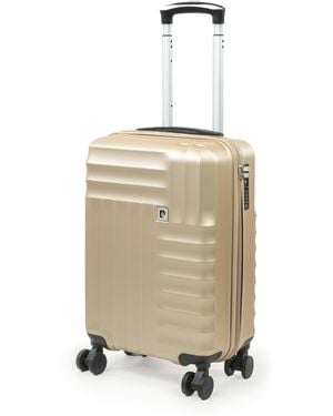 Pierre Cardin Soleil Hard Shell Cabin Suitcase Luggage - Natural