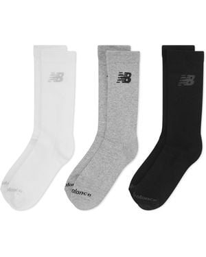 New Balance Crew Socks 3 Pack - Grey