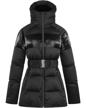 Nevica Water Resistant Windproof Thermolite Hip Length Ski Jacket - Black