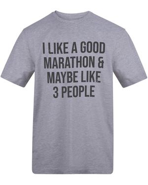 AWD Adults Printed Running Tee - Blue