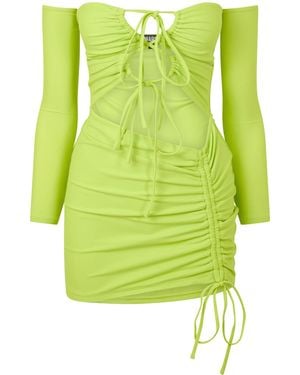 Mars the Label Ruched Mini Dress - Multicolour