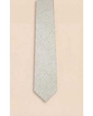 Without Prejudice Allegra Silk Texture Tie - Natural