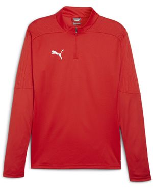 PUMA Teamfinal Training 1/4-Zip Fleece - Red