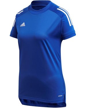 adidas Short-Sleeve Performance Gym Top - Blue