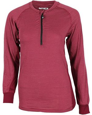 Nevica Wool Half-Zip Top - Red
