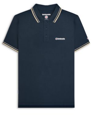 Lambretta Twin Tipped Polo - Blue
