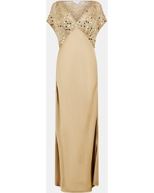 Never Fully Dressed Elodie Long Maxi Dress - Natural