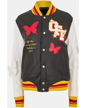 Off-White c/o Virgil Abloh Varsity Jacket - Grey