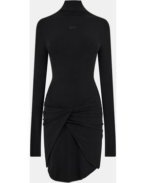 Off-White c/o Virgil Abloh Floor-Length Maxi Dress - Black