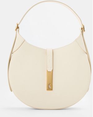 Polo Ralph Lauren Calfskin Mini Shoulder Bag - Natural