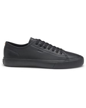 BOSS Low Profile Sporty Trainers With Rubber Soles - Black