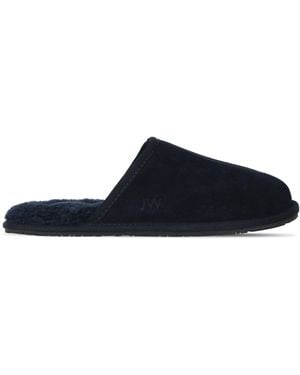 Jack Wills Jw Mule Slippers - Blue