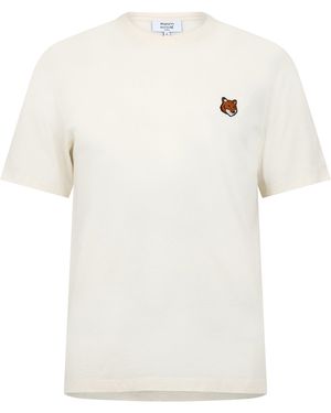 Maison Kitsuné Fox Head T-Shirt - White
