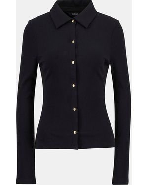 Barbour Chloe Ribbed Top - Blue