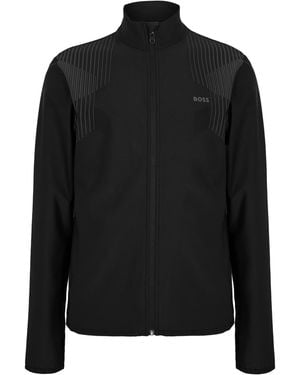 BOSS Sw Active Push Fz 10260714 01 Tracksuit Top - Black
