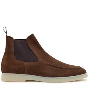 Aurélien City Chelsea Boot Softey Sued - Brown
