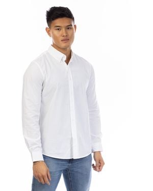 Peter Werth Long Sleeve Plain Shirt - White