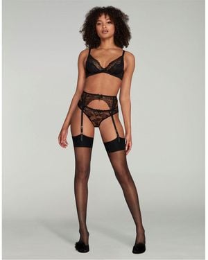 Agent Provocateur Leni Suspender - Grey
