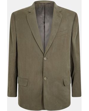 Balenciaga Structured Tailored Blazer - Green