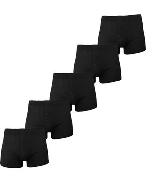 Donnay Comfort-Fit Boxer 5-Pack - Black