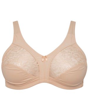 Valbonne Lace Non Wired Softcup Bra - Natural