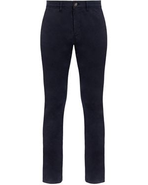 Eden Park Straight-Leg Dark Chinos - Blue