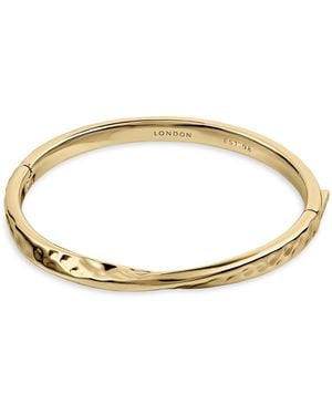 Radley 18Ct Plated Hammered Bangle - Metallic