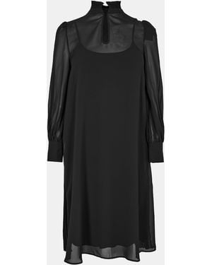 BOSS Dijuna Wrap Dress - Black