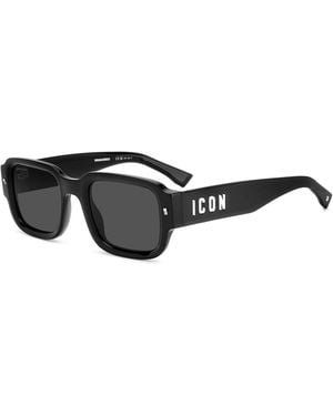 DSquared² Dsq Sun Rectangular Sn63 - Black