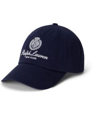 Polo Ralph Lauren Crest Woven Cap - Blue