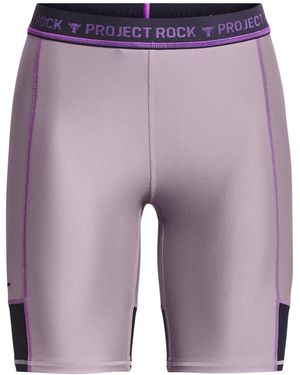 Under Armour Ua Pjt Rck Bike Short Gym - Purple