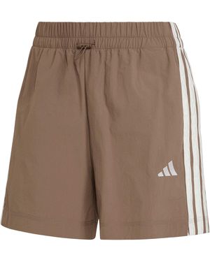 adidas Woven Tracksuit Shorts - Brown