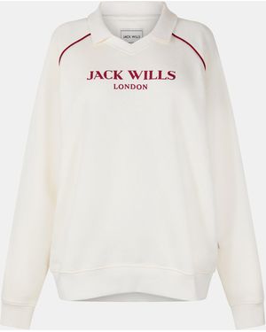 Jack Wills Jw Vintage Crew Sweatshirt - White