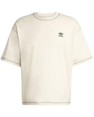 adidas Originals Trefoil Essentials Oversized T- Shirt - White