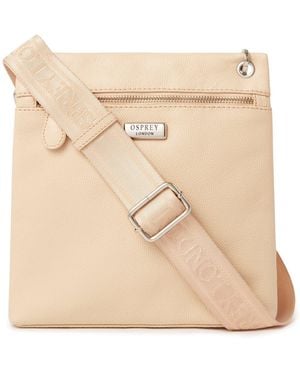 Osprey Miami Leather Crossbody Bag - Natural