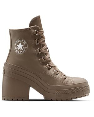Converse Adults Chuck 70 De Luxe Heel Platform Ankle Heeled Boots - Brown