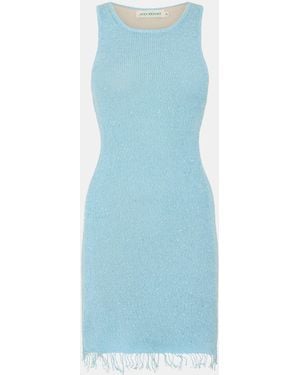 Asta Resort Natalia Tailored Stretch Mini Dress - Blue
