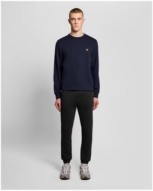 Lyle & Scott Lyle & Scott Cotton Slim Sweatpant - Black