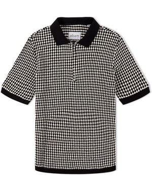 Albam Zip Coll Polo - Black