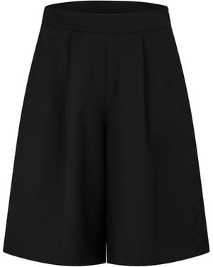 ARMANI EXCHANGE Pleated Chino Shorts - Black