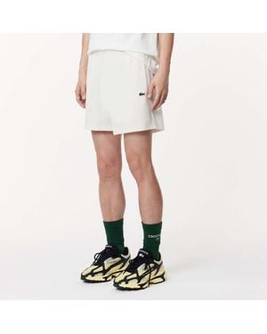 Lacoste Regular-Fit Terry Knit Paris Shorts - White