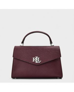 Ralph Lauren Lrl Farrah Satchel - Purple