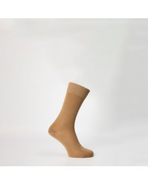BOSS Cashmere Crew Socks - Natural