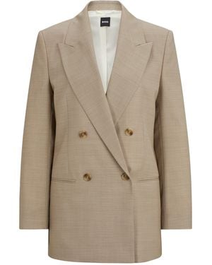BOSS Jarmina Suit Jacket - Natural
