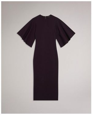 Ted Baker Flute Midaxi Dress - Blue