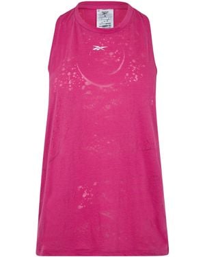 Reebok Burnout Tank Performance Gym Vest - Pink