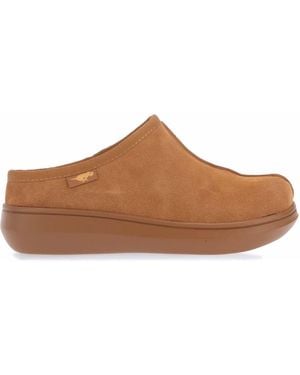 Rocket Dog Sugar Glider Suede Mule Slippers - Brown